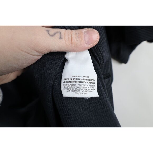 Nike Pro Mens Medium Fitted Striped Knit Running Jogging Gym Training T-Shirt - Picture 9 of 14